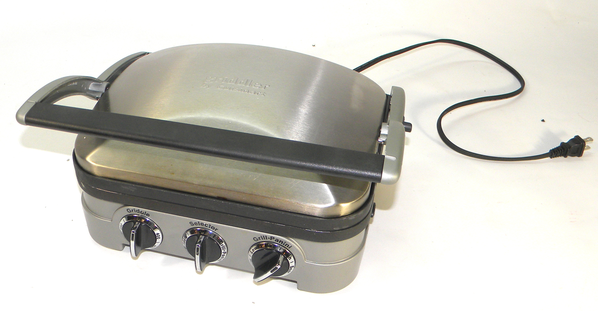 CUISINART GR4N 5IN1 GRIDDLER INDOOR GRILL AND PANINI MAKER GRIDDLE